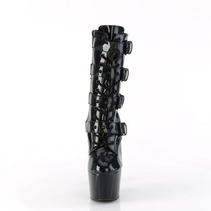 Pleaser   ADORE-1046 BLK HOLO PAT / MATCHING