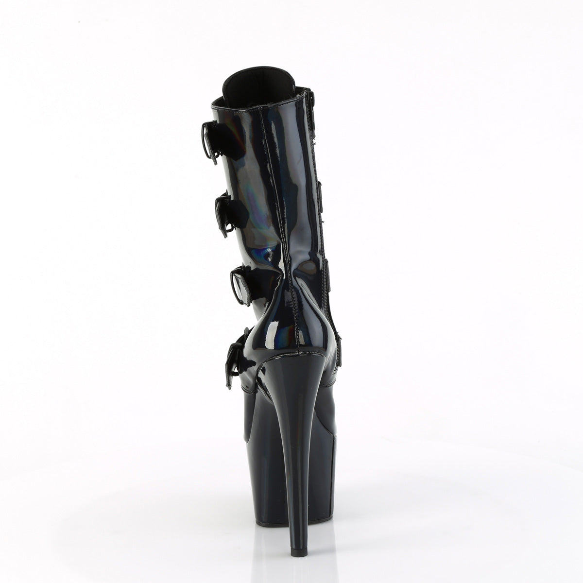 Pleaser   ADORE-1046 BLK HOLO PAT / MATCHING