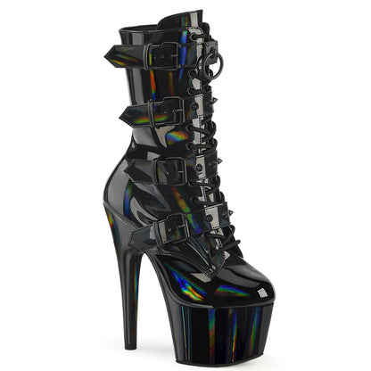 Pleaser   ADORE-1046 BLK HOLO PAT / MATCHING