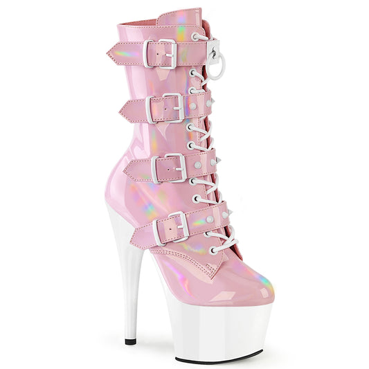 Pleaser   ADORE-1046TT B. Holo rose / wht