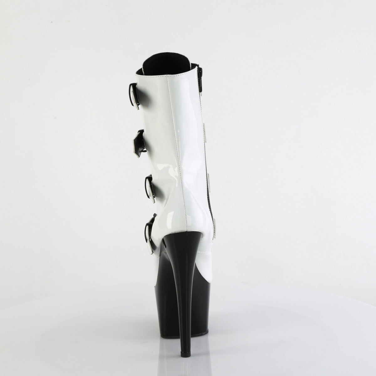 Pleaser   ADORE-1046tt wht holo pat / blk