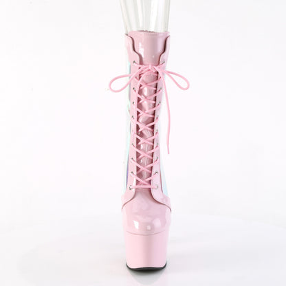 Pleaser Women's Platform Shoes ADORE-1047 B. Pink Pat-Holo/B. Pink