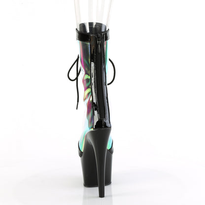 Pleaser   ADORE-1047 Blk Pat-Holo/Blk