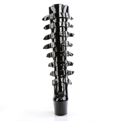 Pleaser Bottes pour femmes ADORE-2043 blk pat / blk