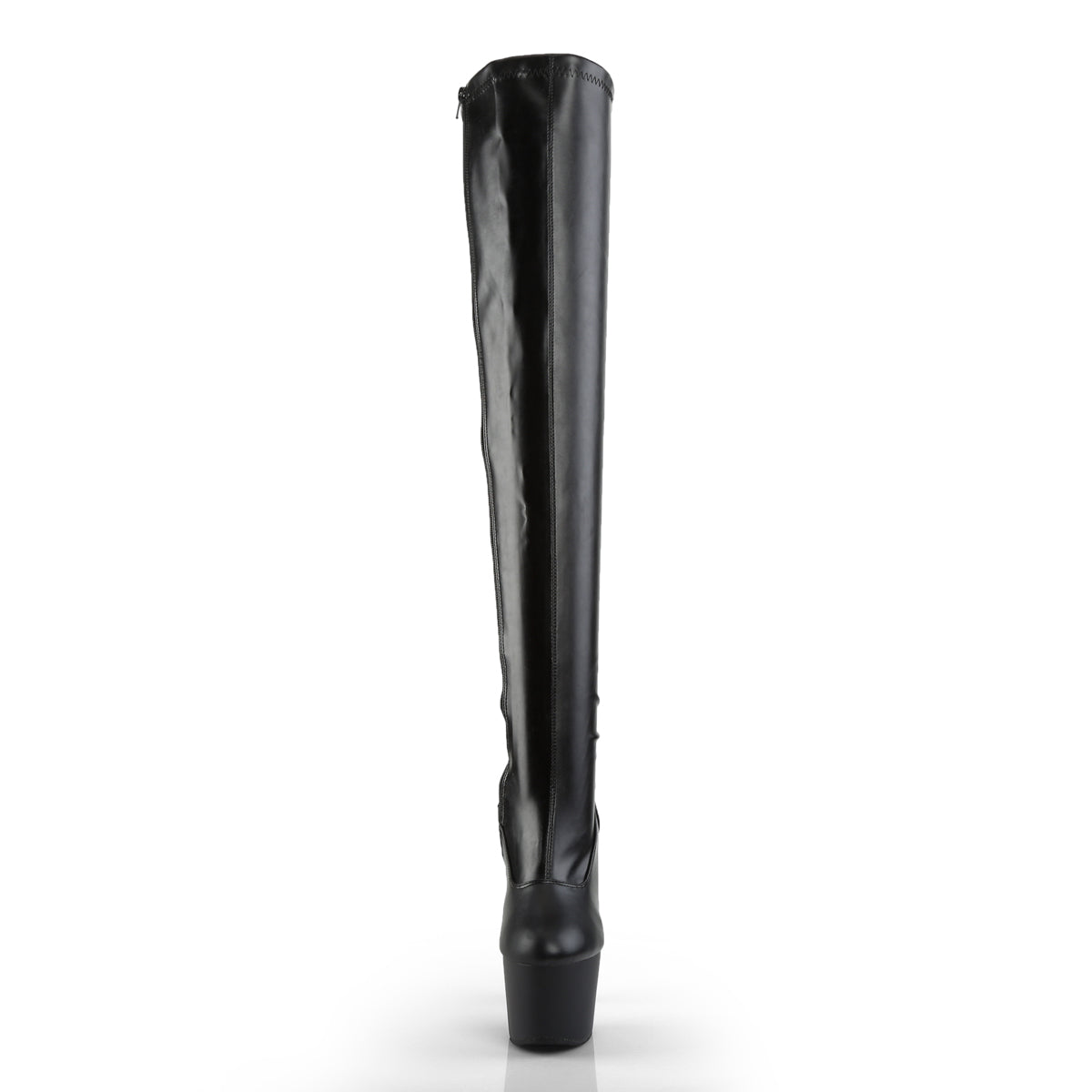 Pleaser Bottes pour femmes ADORE-3000 BLK STR FAUX CUIR / BLK MATTE