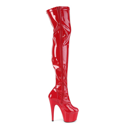 Pleaser Bottes pour femmes ADORE-3000 rouge str pat / rouge