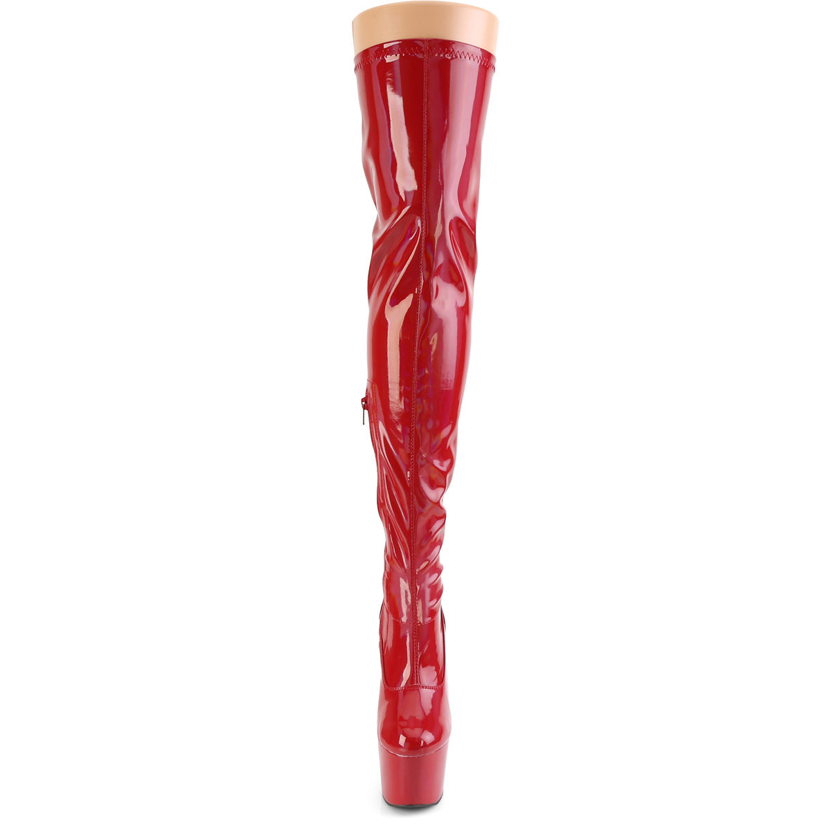 Pleaser Bottes pour femmes ADORE-3000hwr rouge str. Holo / rouge holo