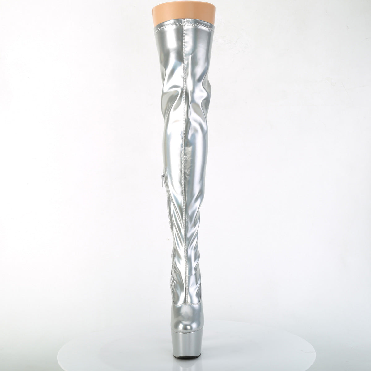 Pleaser Bottes pour femmes ADORE-3000hwr SLV STR. Holo / slv holo