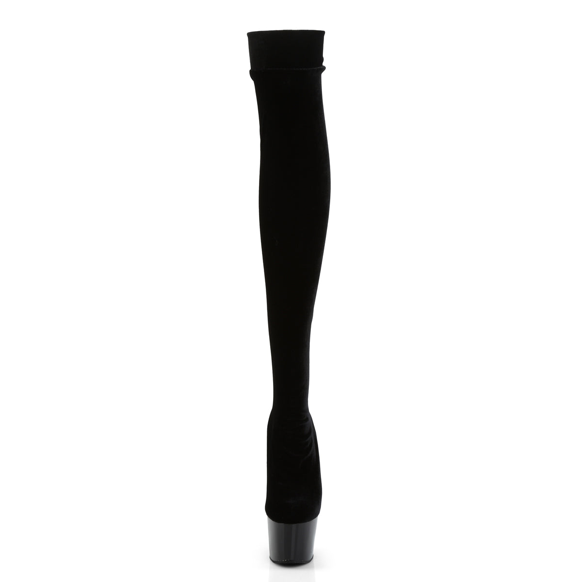 Pleaser Bottes pour femmes ADORE-3002 blk str chant / blk