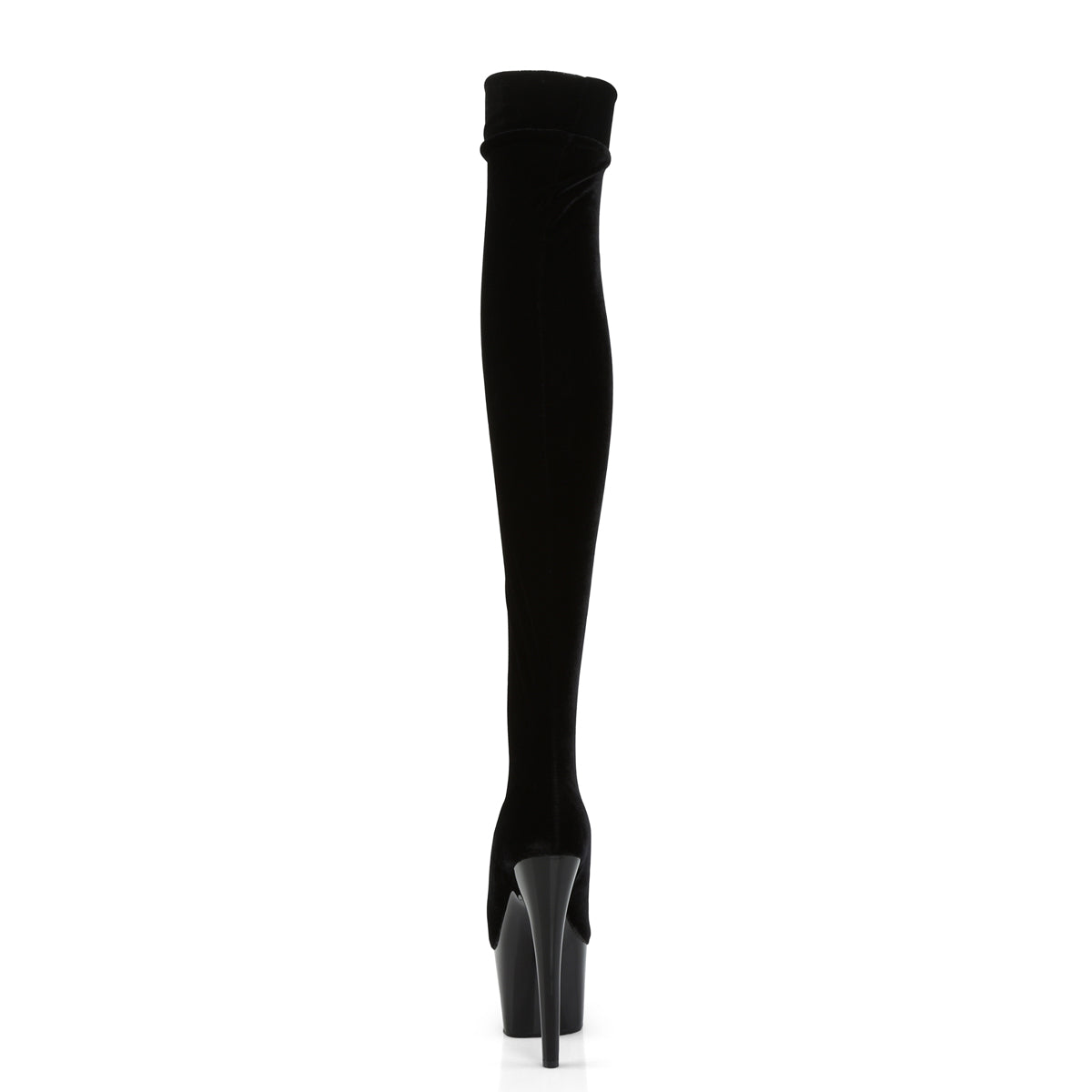 Pleaser Bottes pour femmes ADORE-3002 blk str chant / blk