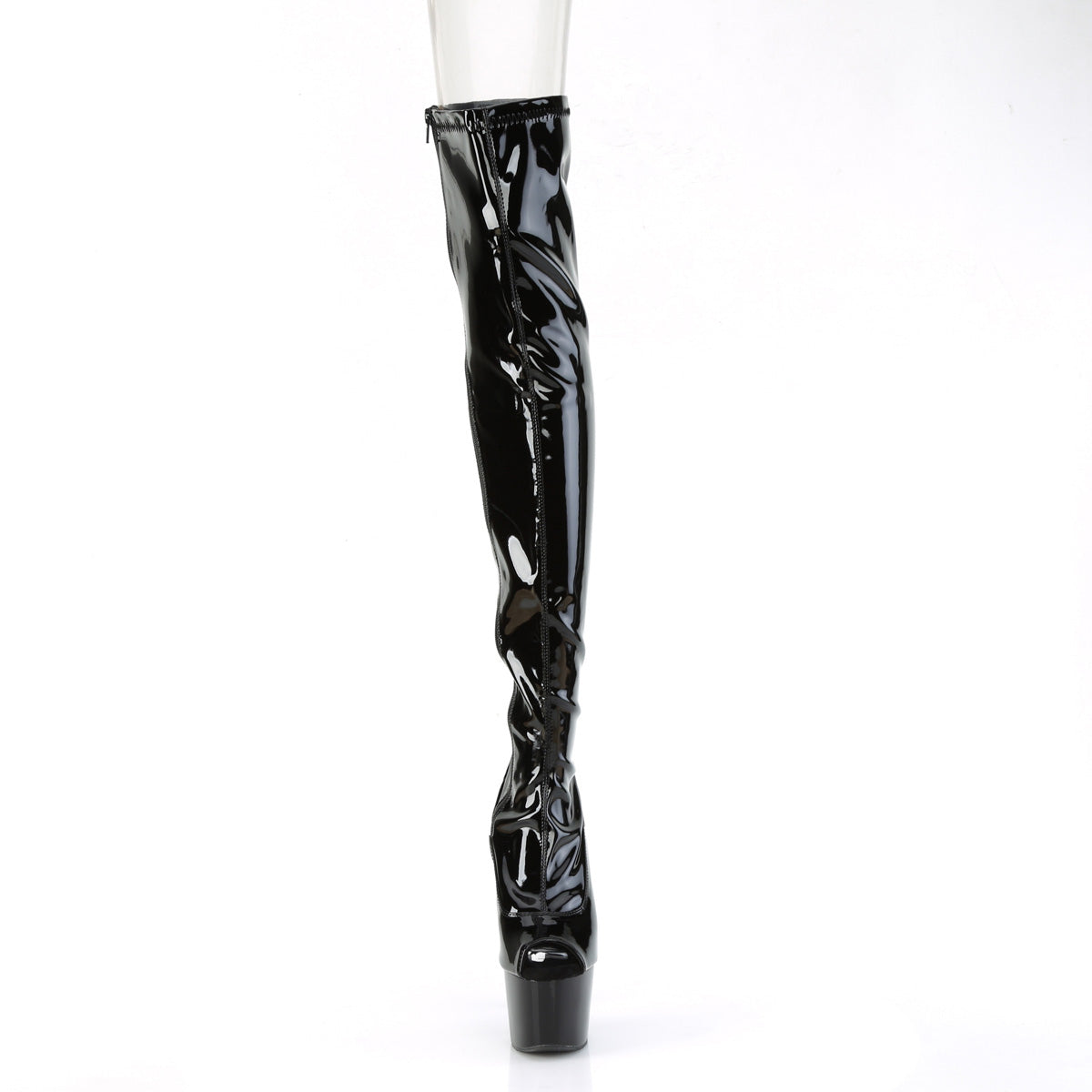 Pleaser Bottes pour femmes ADORE-3011 blk str. Pat / blk