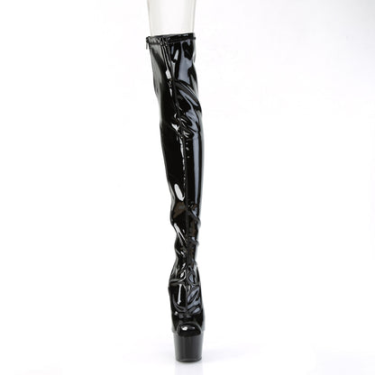 Pleaser Bottes pour femmes ADORE-3011 blk str. Pat / blk