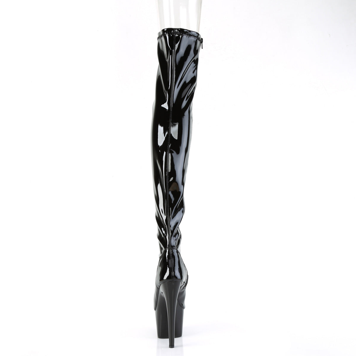 Pleaser Bottes pour femmes ADORE-3011 blk str. Pat / blk