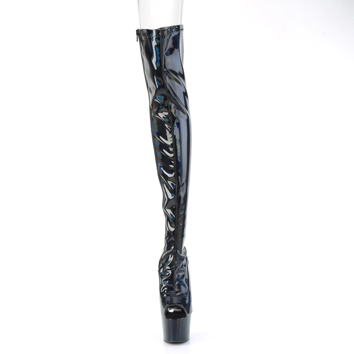 Pleaser   ADORE-3011hwr Blk Str. Holo / Blk Holo