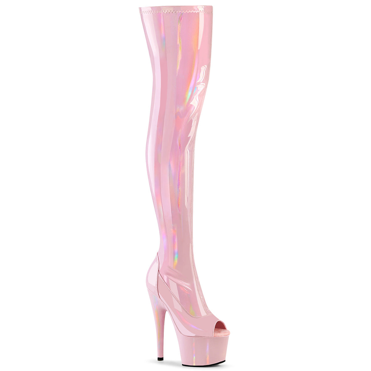 Pleaser   ADORE-3011HWR B. Pink Str. Holo/B. Pink