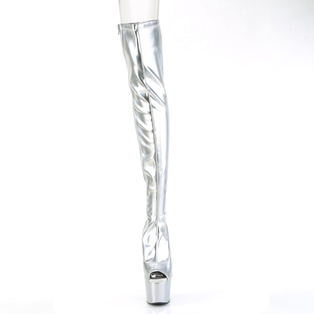 Pleaser   ADORE-3011HWR Slv Str. Holo/Slv Holo