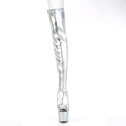 Pleaser   ADORE-3011HWR Slv Str. Holo/Slv Holo