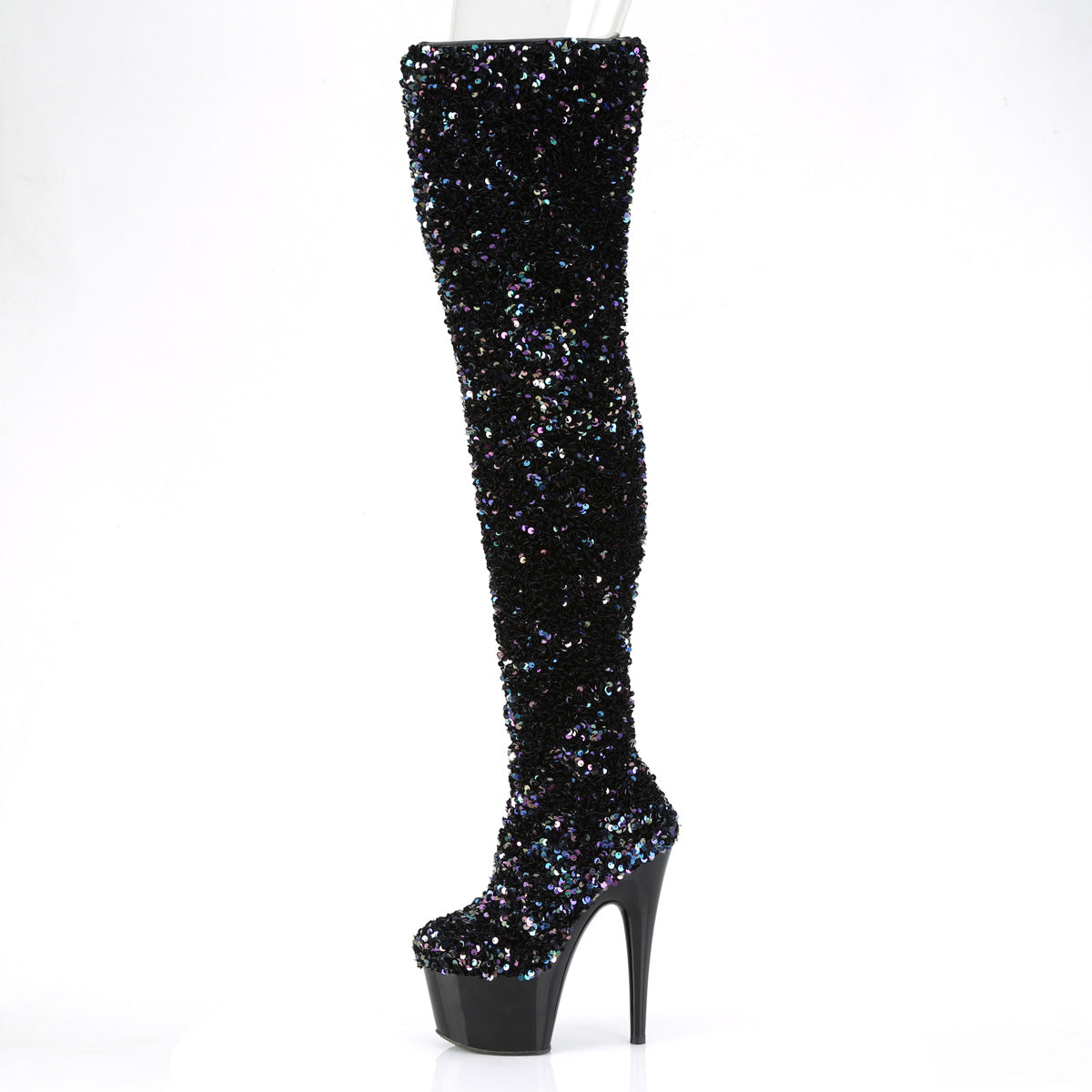 Pleaser Bottes pour femmes ADORE-3020 BLK MULTI SUUQINS / BLK