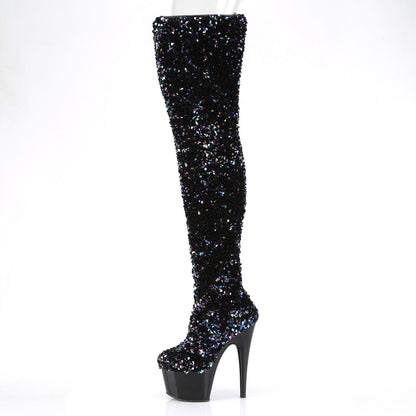 Pleaser Bottes pour femmes ADORE-3020 BLK MULTI SUUQINS / BLK