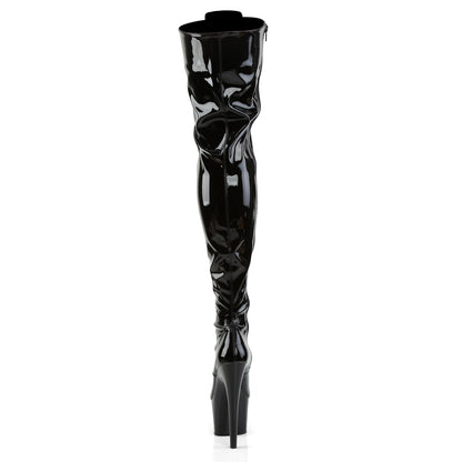 Pleaser Bottes pour femmes ADORE-3023 blk str pat / blk