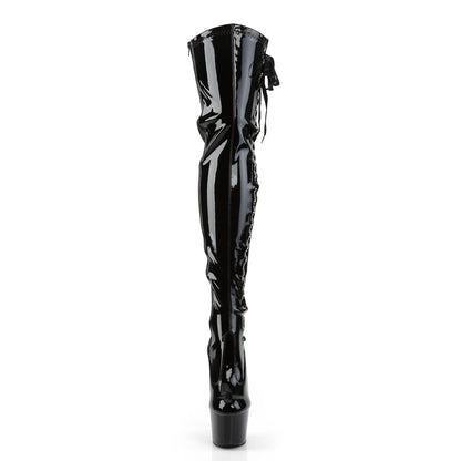 Pleaser Bottes pour femmes ADORE-3050 blk str pat / blk