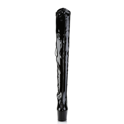 Pleaser Bottes pour femmes ADORE-3063 blk str pat / blk