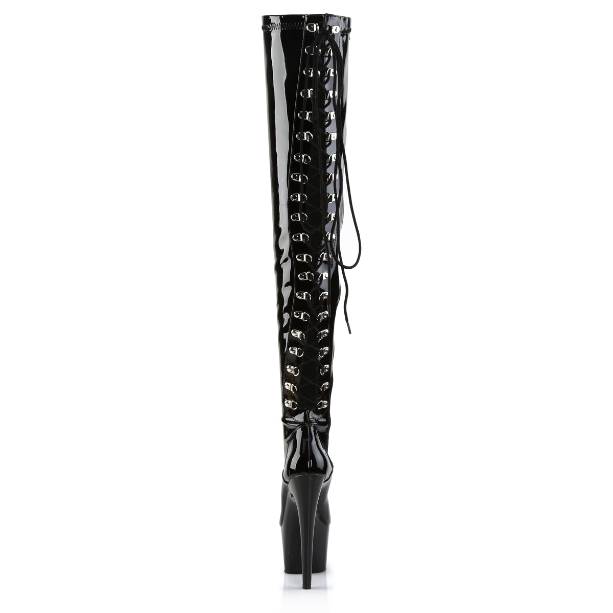 Pleaser Bottes pour femmes ADORE-3063 blk str pat / blk