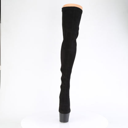 Pleaser   ADORE-3063 Blk Str Microfiber / Blk Matte