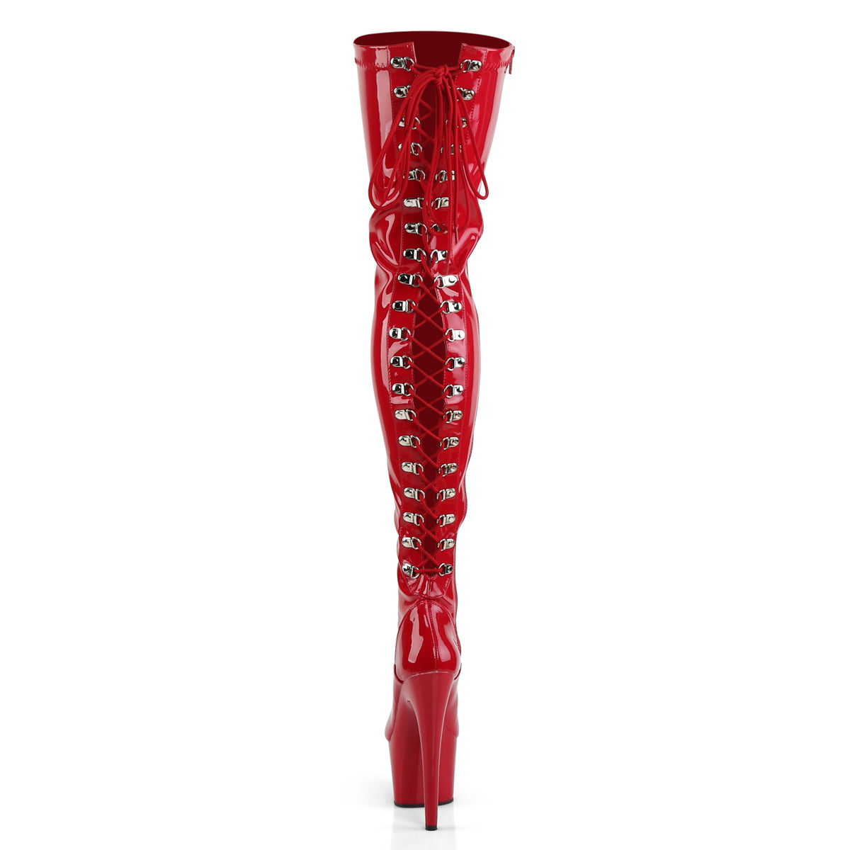 Pleaser Bottes pour femmes ADORE-3063 rouge str pat / rouge