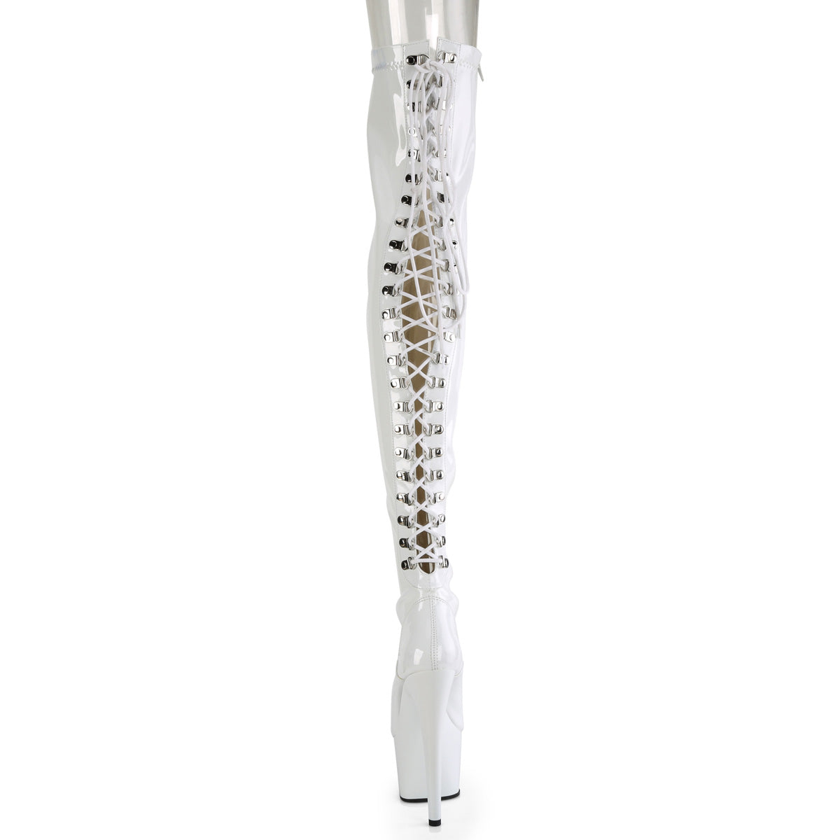 Pleaser   ADORE-3063 wht str pat / wht