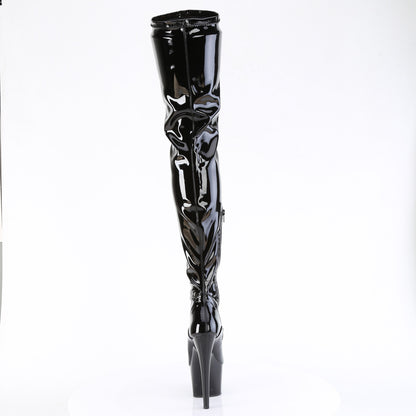 Pleaser   ADORE-4000 Blk Str. Pat/Blk