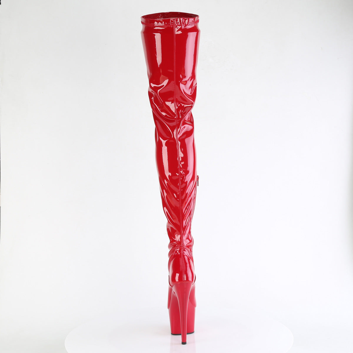 Pleaser   ADORE-4000 Red Str. Pat/Red