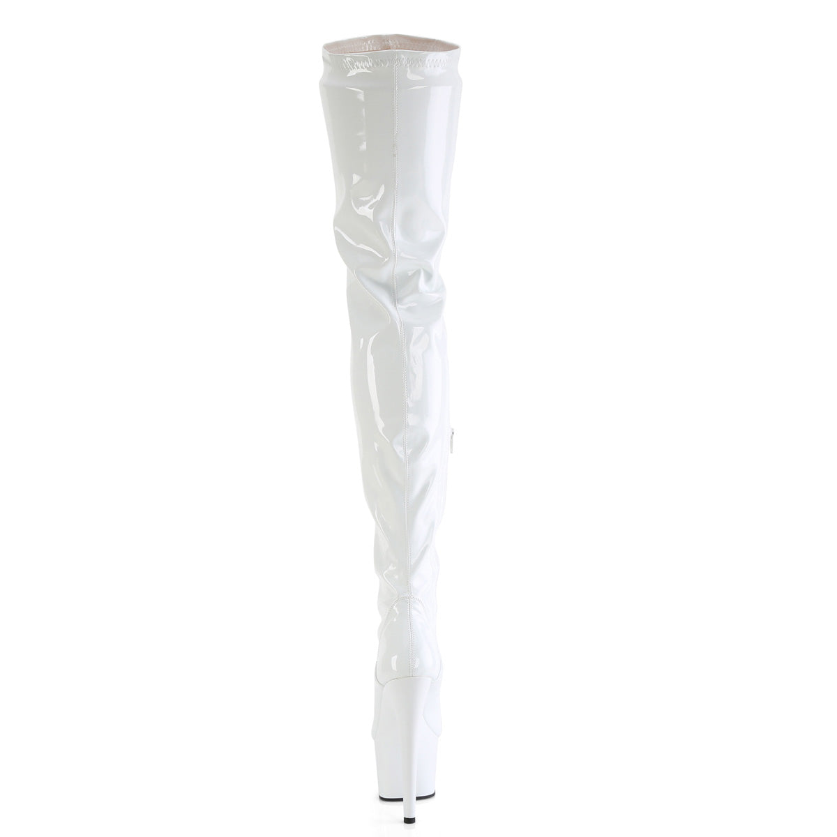 Pleaser   ADORE-4000 Wht Str Pat/Wht
