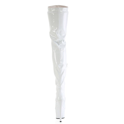 Pleaser   ADORE-4000 Wht Str Pat/Wht