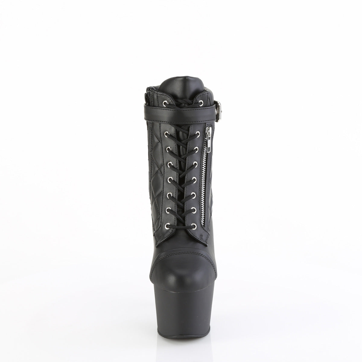 Pleaser   ADORE-700-05 Blk Faux Leather/Blk Matte