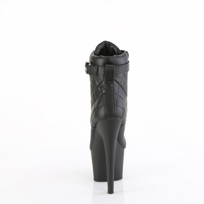 Pleaser   ADORE-700-05 Blk Faux Leather/Blk Matte