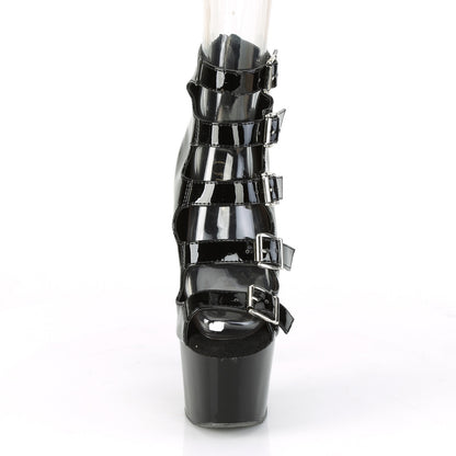 Pleaser Bottines pour femmes ADORE-700-33 blk pat / blk