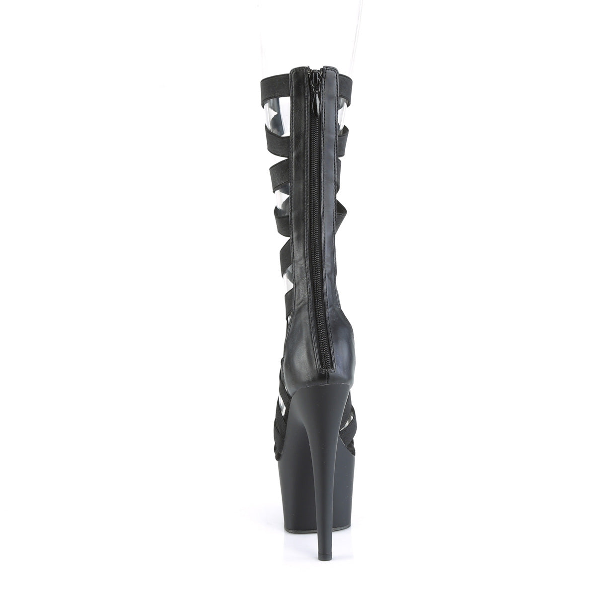 Pleaser  Des sandales ADORE-700-48 BLK BAND BAND-FAUX CUIR / BLK MATTE