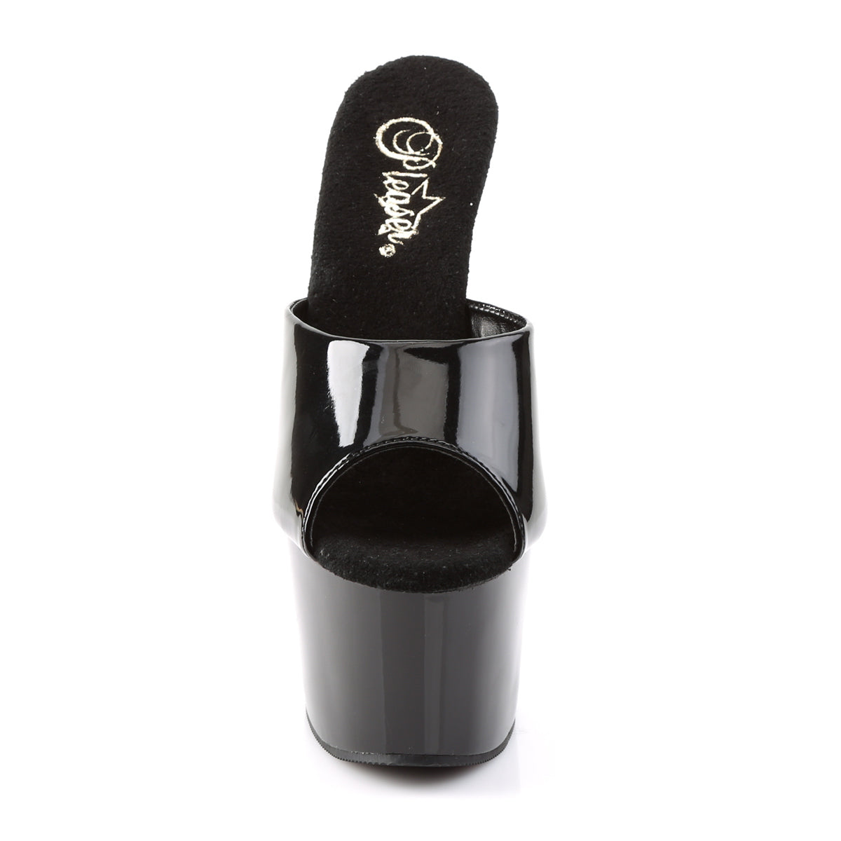 Pleaser Sandales pour femmes ADORE-701 blk pat / blk