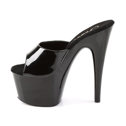 Pleaser Sandales pour femmes ADORE-701 blk pat / blk