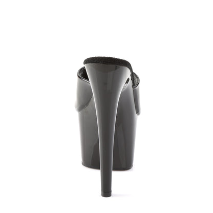 Pleaser Sandales pour femmes ADORE-701 blk pat / blk