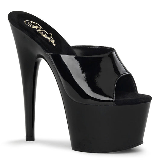 Pleaser Sandales pour femmes ADORE-701 blk pat / blk