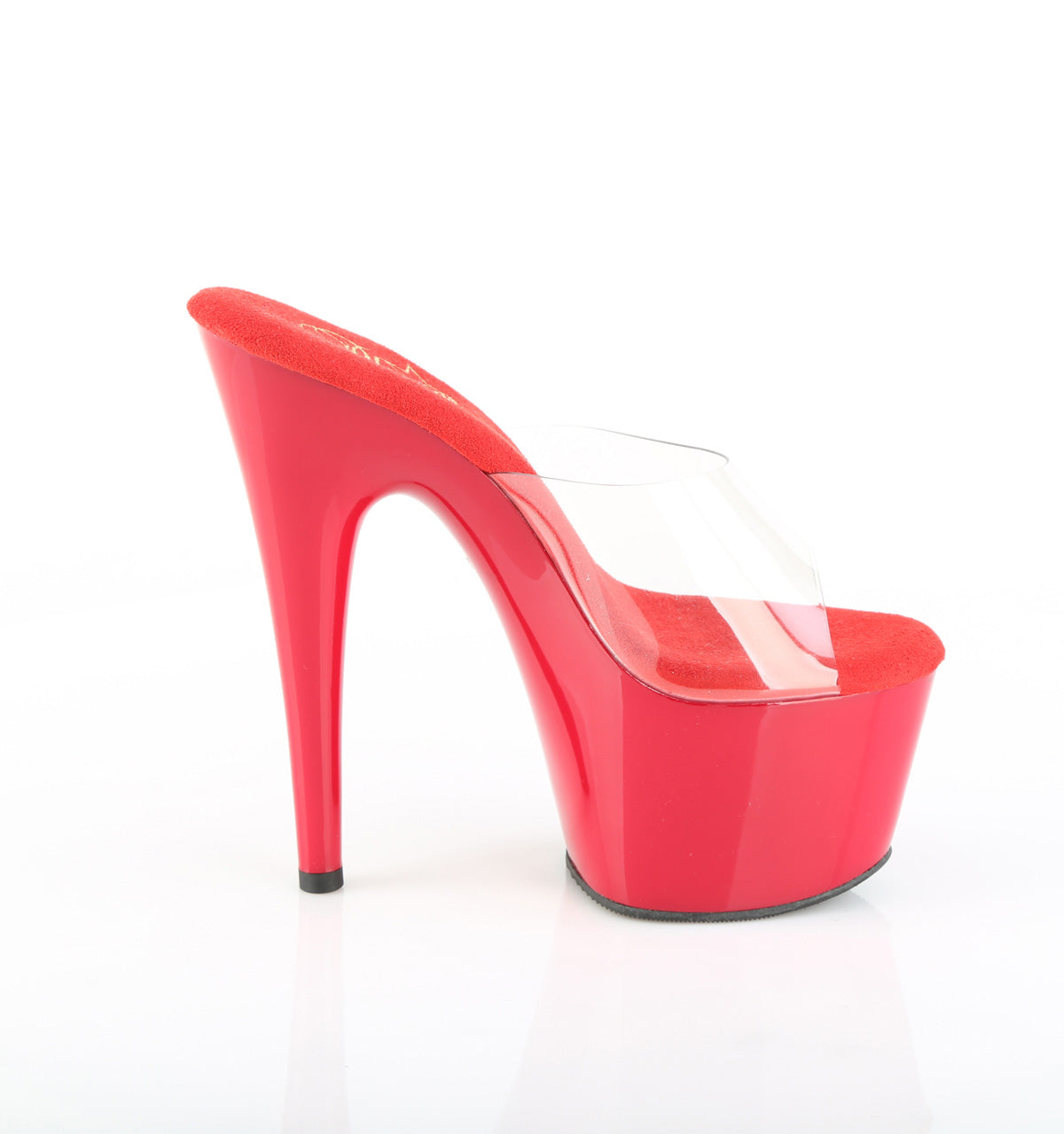 Pleaser Women's Platform Shoes ADORE-701 Clr/Red