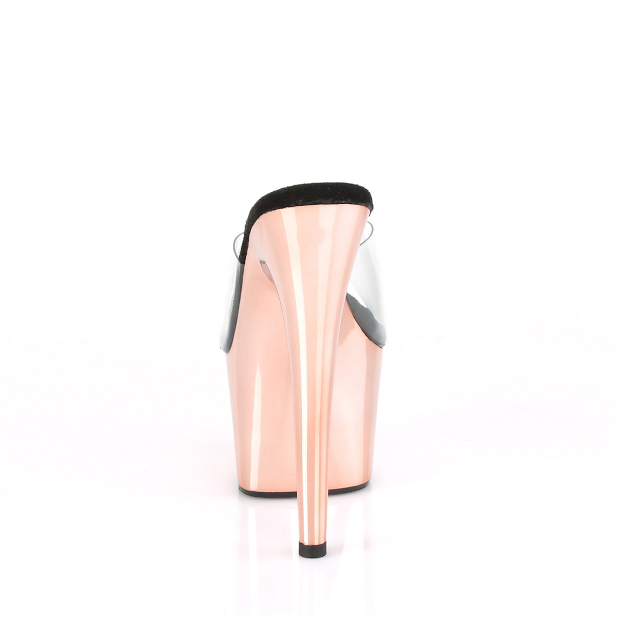 Pleaser Sandales pour femmes ADORE-701 chrome or / rose rose