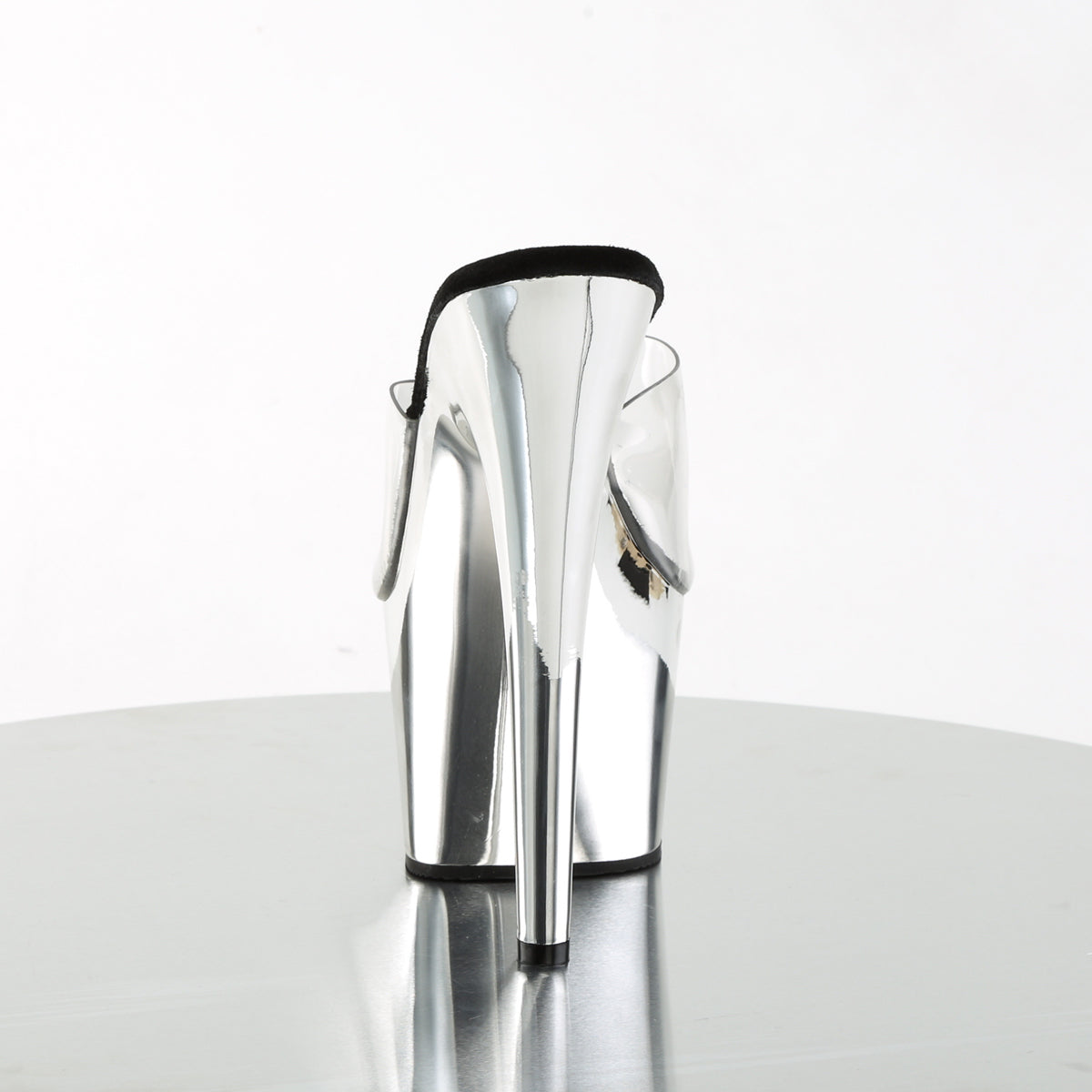 Pleaser Sandales pour femmes ADORE-701 CLR / SLV Chrome