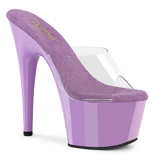Pleaser Women's Platform Shoes ADORE-701 Clr/Lavender