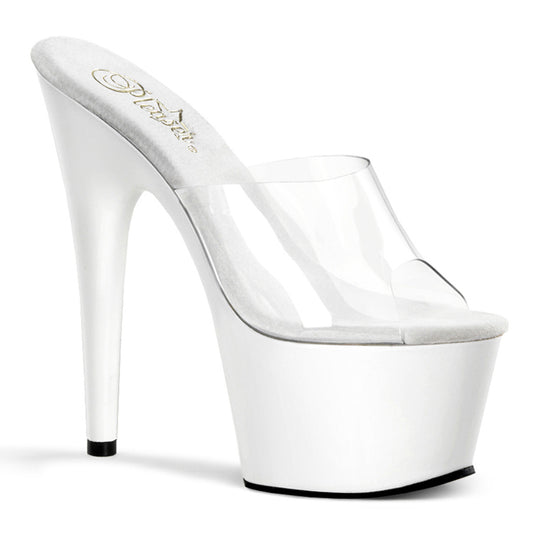 Pleaser Sandales pour femmes ADORE-701 CLR / WHT