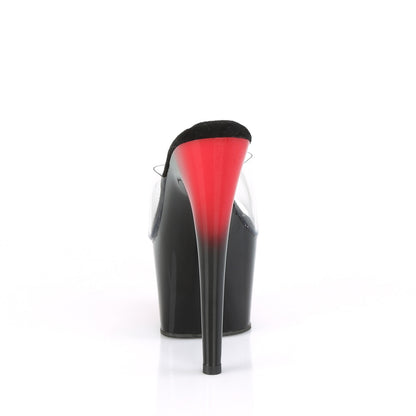 Pleaser Sandales pour femmes ADORE-701br CLR / RED-BLK