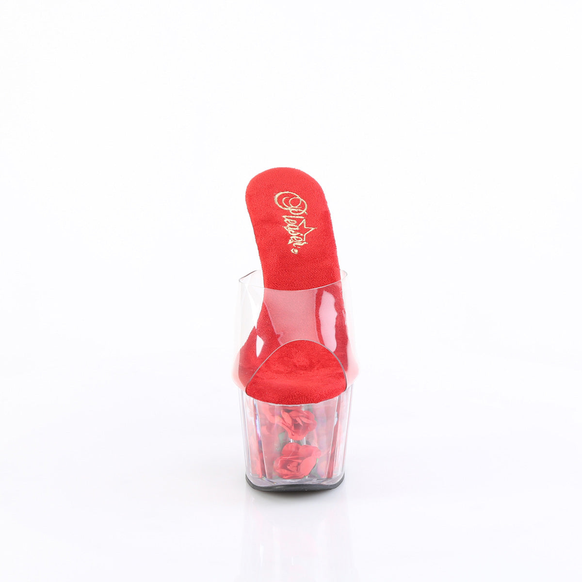 Pleaser Sandales pour femmes ADORE-701fl CLR / Fleurs rouges