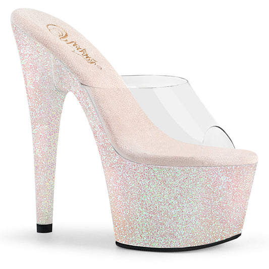 Pleaser Sandales pour femmes ADORE-701hmg CLR / opale Multi Mini Glitter
